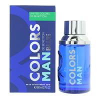 Benetton Colors Man Blue Eau de Toilette 60ml Spray for Him