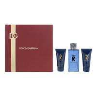 Dolce & Gabbana K Eau de Parfum 100ml, Aftershave Balm + Shower Gel Gift Set