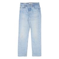LEVI'S Wedgie BIG E Womens Jeans Blue Slim Straight Denim Stone Wash W24 L28
