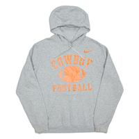 NIKE Cowboy Football Mens Grey Hoodie USA M - M Regular