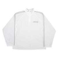 ADIDAS Mens Pullover Jacket White L - L Regular