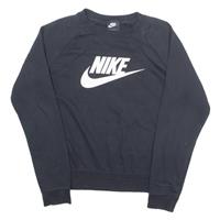 NIKE Mens Sweatshirt Black M - M Regular