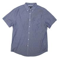 TOMMY HILFIGER Mens Plain Shirt Grey L - L Regular
