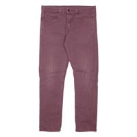LEVI'S 508 Jeans Mens Maroon Regular Tapered W29 L30