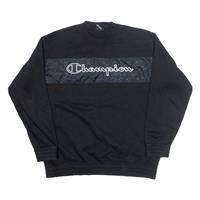 CHAMPION Mens Sweatshirt Black M - M Regular
