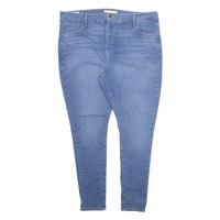 LEVI'S 720 Premium Womens Jeans Blue Relaxed Skinny W40 L29