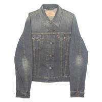 LEVI'S Womens Denim Jacket Grey M - M Regular