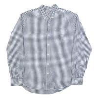 LEVI'S Mens Shirt Blue Gingham Long Sleeve M - M Regular
