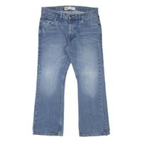 LEVI'S 527 REG Jeans Boys Blue Regular Bootcut Stone Wash W32 L27