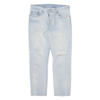 LEVI'S 501CT Jeans Distressed Womens Blue Regular Tapered W31 L27