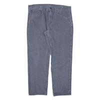 LEVI'S 502 Mens Corduroy Trousers Blue Regular Tapered W34 L26