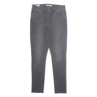 LEVI'S 721 Premium Womens Jeans Grey Regular Skinny W31 L30