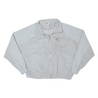 NIKE Cropped Womens Corduroy Jacket Grey M - M Regular