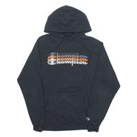 CHAMPION Mens Black Hoodie M - M Regular