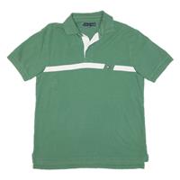 TOMMY HILFIGER Mens Polo Shirt Green M - M Regular