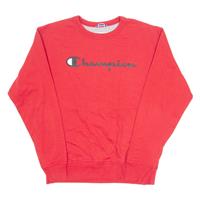 CHAMPION Mens Sweatshirt Red M - M Regular