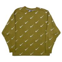 NIKE Mens Sweatshirt Green XS - XS Regular