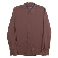 LEVI'S Mens Plain Shirt Brown Long Sleeve M - M Regular