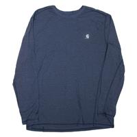 CARHARTT Mens T-Shirt Blue Long Sleeve L - L Regular