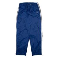 NIKE Mens Rain Trousers Blue Straight L W32 L32
