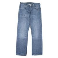 LEVI'S Mens Jeans Blue Regular Straight Stone Wash W32 L32
