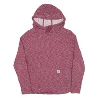 CARHARTT Slightly Fitted Womens Red Hoodie M - M Regular