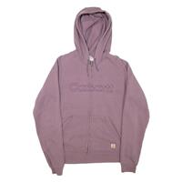 CARHARTT Womens Purple Hoodie Full Zip L - L Regular