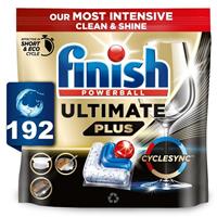 4 x Finish Ultimate Plus All In One Dishwasher Tablets Fresh 48 Tabs - 192 Total