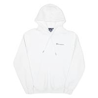 CHAMPION Mens White Hoodie M - M Regular