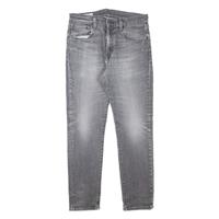 LEVI'S 512 BIG E Jeans Mens Grey Slim Tapered Stone Wash W32 L29