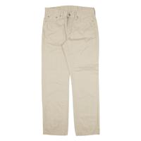 LEVI'S 514 Mens Trousers Beige Classic Straight W30 L30