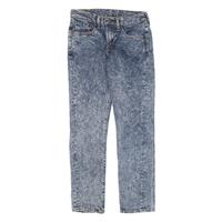 LEVI'S 511 Womens Jeans Blue Slim Straight Acid Wash W28 L27