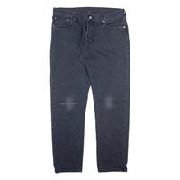 LEVI'S 501CT Jeans Womens Grey Regular Tapered W36 L30