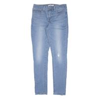 LEVI'S 311 Distressed Womens Jeans Blue Slim Skinny W29 L32