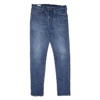 LEVI'S 512 BIG E Jeans Mens Blue Slim Tapered Stone Wash W32 L34
