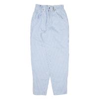 LEVI'S Striped Womens Trousers Blue Relaxed Tapered W26 L30