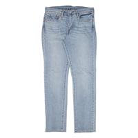 LEVI'S 511 Jeans Distressed Mens Blue Slim Straight W32 L32