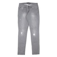 LEVI'S Distressed Womens Jeans Grey Slim Skinny W28 L31