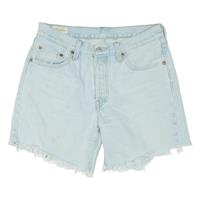 LEVI'S Cut Off Premium E Womens Denim Shorts Blue Slim M W32 - M Regular