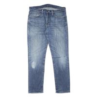 LEVI'S 511 Jeans Mens Blue Slim Straight Denim Stone Wash W34 L32