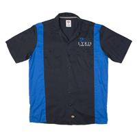 DICKIES Mens Worker Shirt Blue L - L Regular