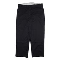 DICKIES Mens Trousers Black Relaxed Straight W42 L32