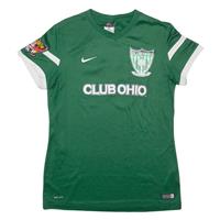 NIKE Club Ohio 14 Mens Football Shirt Jersey Green USA V-Neck M - M Regular