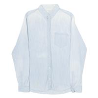 CARHARTT WIP Slim Fit Mens Denim Shirt Blue Long Sleeve M - M Regular