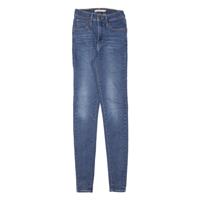 LEVI'S Mile High Womens Jeans Blue Slim Skinny Stone Wash W22 L32