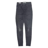 LEVI'S Mile High Distressed BIG E Jeans Denim Skinny Stone Wash Womens W25 L28