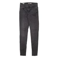 LEVI'S 710 BIG E Womens Jeans Grey Slim Skinny W25 L30