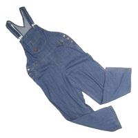 DICKIES Mens Blue Denim Regular Fit Cotton Dungarees M W36 L30 Workwear - M Regular