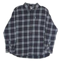 CARHARTT Mens Blue & Grey Check Shirt XL Button Down Casual Workwear Long Sleeve - XL Regular