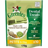 60 Greenies Original Petite Small Dog Treats Dog Chews (6x170g) Dental Sticks